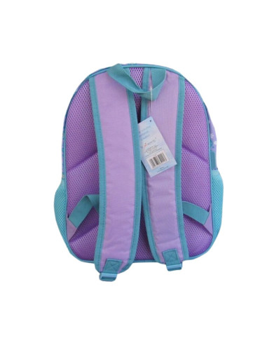 G674,Ghiozdan St.Majewski Frozen - Magic of Nature, 38cm, 3 compartimente, 2 buzunare, bleu cu mov