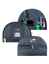 G688,Ghiozdan St.Majewski St.Right Black Cats, 42cm, 4 compartimente, negru