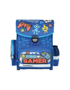 G370,Ghiozdan St.Majewski Bambino Gamer, 1 compartiment, 3 buzunare, albastru, 629297
