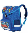 G370,Ghiozdan St.Majewski Bambino Gamer, 1 compartiment, 3 buzunare, albastru, 629297