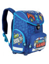 G370,Ghiozdan St.Majewski Bambino Gamer, 1 compartiment, 3 buzunare, albastru, 629297