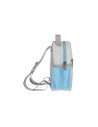 G487,Ghiozdan Starpak Kitty, 1 compartiment, 3 buzunare, gri cu bleu, 485895