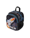 G513,Ghiozdan St.Majewski Bambino Space, gradinita, 1 compartiment, 3 buzunare, negru, 650666