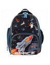 G514,Ghiozdan St.Majewski Bambino Space, 2 compartimente, 3 buzunare, negru, 650703