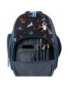 G514,Ghiozdan St.Majewski Bambino Space, 2 compartimente, 3 buzunare, negru, 650703