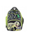 G516,Ghiozdan St.Majewski Bambino TRex, 2 compartimente, 2 buzunare, negru cu verde, 650512