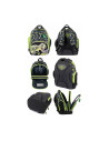 G516,Ghiozdan St.Majewski Bambino TRex, 2 compartimente, 2 buzunare, negru cu verde, 650512