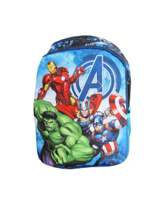 G505,Ghiozdan St.Majewski Avengers, gradinita, 2 compartimente, 2 buzunare, albastru, 651373