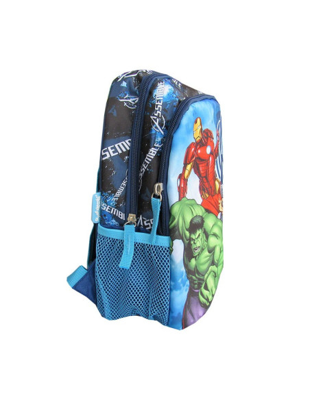 G505,Ghiozdan St.Majewski Avengers, gradinita, 2 compartimente, 2 buzunare, albastru, 651373