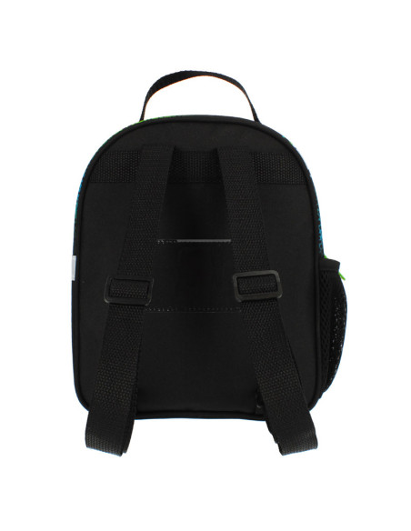 G497,Ghiozdan Starpak Fotbal, gradinita, 1 compartiment, 2 buzunare, negru cu verde, 485873