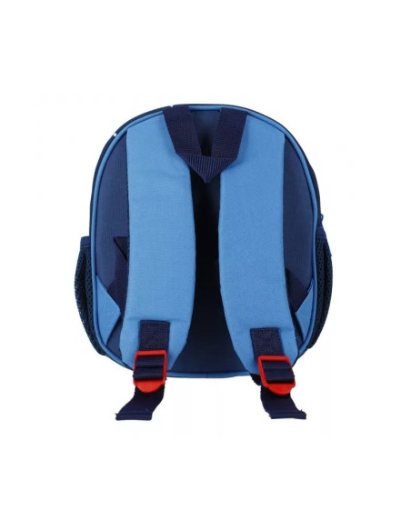 G585,Ghiozdan gradinita Starpak Astronaut, 26cm, 1 compartiment, negru cu albastru, 527200