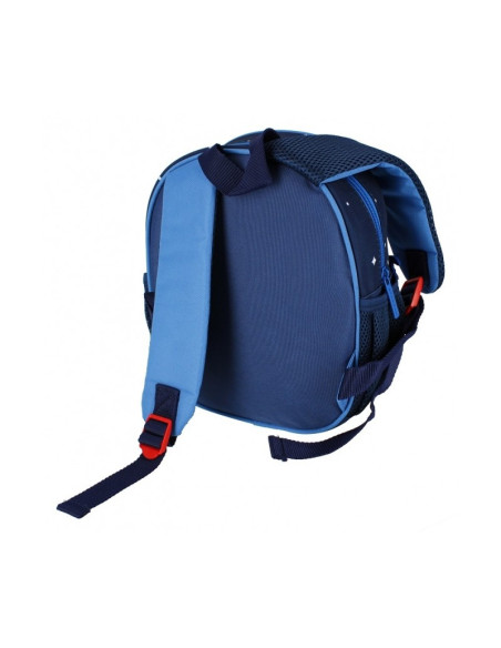 G585,Ghiozdan gradinita Starpak Astronaut, 26cm, 1 compartiment, negru cu albastru, 527200