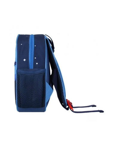 G585,Ghiozdan gradinita Starpak Astronaut, 26cm, 1 compartiment, negru cu albastru, 527200