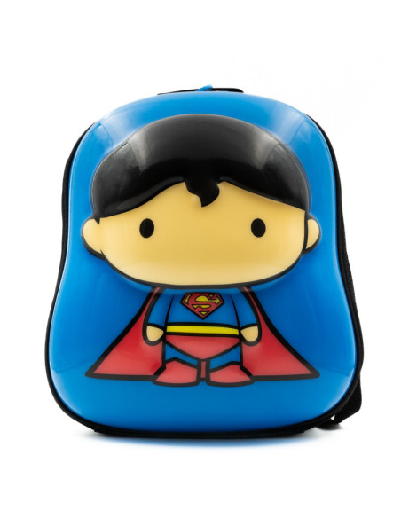 G574,Ghiozdan gradinita Ridaz DC Justice League Superman, 35cm, 1 compartiment, 3D, albastru, 91104W