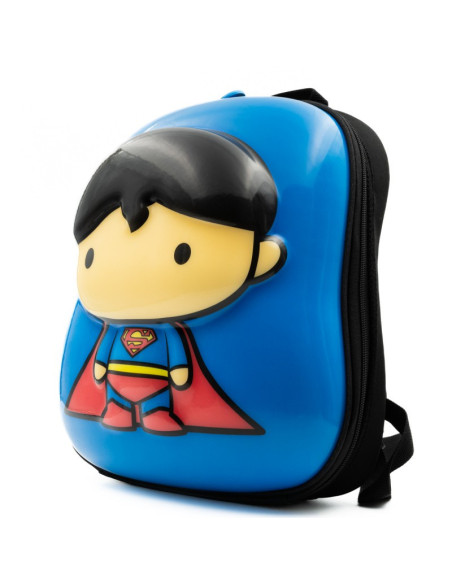 G574,Ghiozdan gradinita Ridaz DC Justice League Superman, 35cm, 1 compartiment, 3D, albastru, 91104W