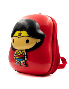 G575,Ghiozdan gradinita Ridaz DC Justice League Wonder Woman, 35cm, 1 compartiment, 3D, rosu, 91105W 2