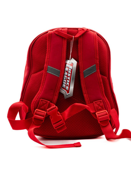 G575,Ghiozdan gradinita Ridaz DC Justice League Wonder Woman, 35cm, 1 compartiment, 3D, rosu, 91105W