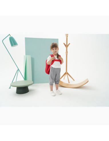 G575,Ghiozdan gradinita Ridaz DC Justice League Wonder Woman, 35cm, 1 compartiment, 3D, rosu, 91105W