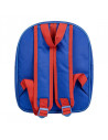 G628,Ghiozdan gradinita Cerda Sonic The Hedgehog, 30cm, 1 compartiment, 1 buzunar, albastru
