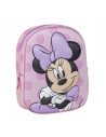 G630,Ghiozdan gradinita Cerda Disney Minnie 3D, 31cm, 1 compartiment, roz cu mov