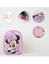 G630,Ghiozdan gradinita Cerda Disney Minnie 3D, 31cm, 1 compartiment, roz cu mov