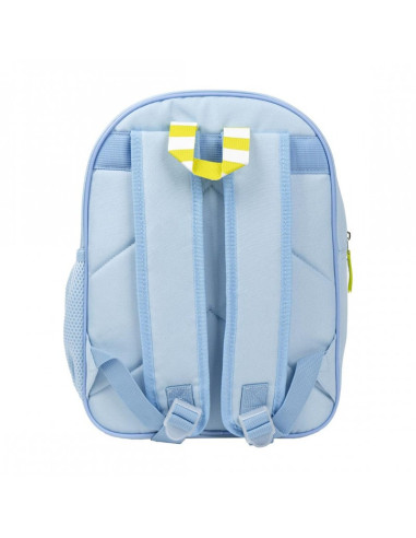 G636,Ghiozdan gradinita Cerda Bluey Family, 35cm, 1 compartiment, 1 buzunar, bleu cu galben