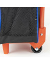 G648,Ghiozdan gradinita Cerda Spiderman 3D, 31cm, 1 compartiment, tip troller, albastru cu rosu, 37026