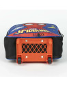 G648,Ghiozdan gradinita Cerda Spiderman 3D, 31cm, 1 compartiment, tip troller, albastru cu rosu, 37026