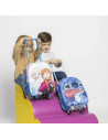 G651,Ghiozdan gradinita Cerda Stitch 3D, 31cm, 1 compartiment, tip troller, albastru, 37032