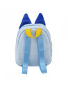 G655,Ghiozdan gradinita mini Cerda Bluey, 22cm, 1 compartiment, material catifelat, bleu cu galben, 33099