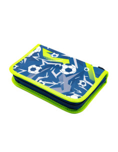 P4366,Penar neechipat Starpak Football, 1 fermoar, 2 extensii, albastru cu verde, 527214