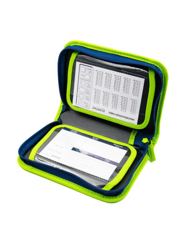 P4366,Penar neechipat Starpak Football, 1 fermoar, 2 extensii, albastru cu verde, 527214