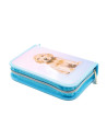 P4364,Penar neechipat Starpak Doggy, 1 fermoar, 2 extensii, roz cu turcoaz, 527205