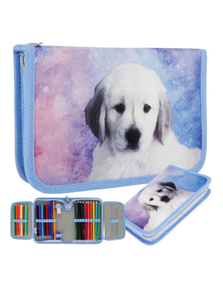 P4548,Penar echipat Starpak Doggy, 1 fermoar, 2 extensii, bleu, 506514