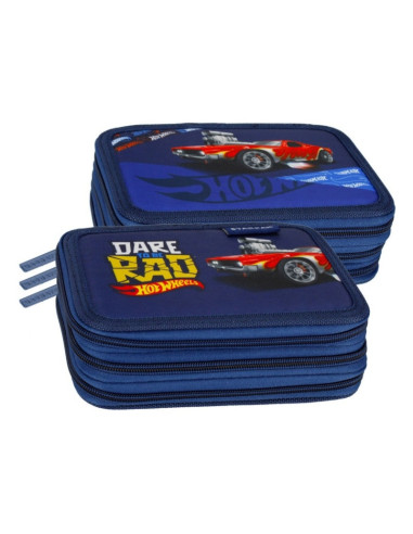 P4549,Penar echipat Starpak Hot Wheels, 3 fermoare, bleumarin, 486071