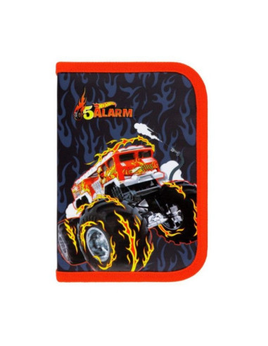 P4584,Penar neechipat St.Majewski Hot Wheels, 1 fermoar, 2 extensii, negru cu rosu