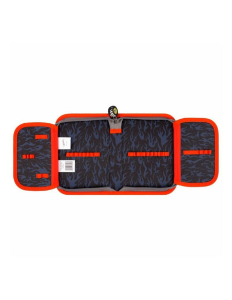 P4584,Penar neechipat St.Majewski Hot Wheels, 1 fermoar, 2 extensii, negru cu rosu