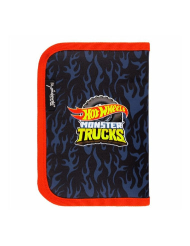 P4584,Penar neechipat St.Majewski Hot Wheels, 1 fermoar, 2 extensii, negru cu rosu
