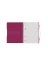 Caiet A5 EOTG cu spira si elastic Herlitz, 80 file, 80 g/mp, Matematica, coperta PP Fucsia Opac