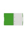 Caiet A5 EOTG cu spira si elastic Herlitz, 80 file, 80 g/mp, Matematica, coperta PP Verde