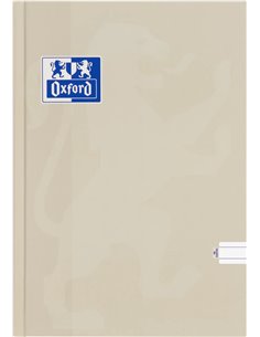 Caiet A5 Oxford Touch Pastel, 96 file, hartie optik 90 g/mp, Dictando, Bej