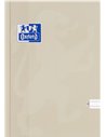Caiet A5 Oxford Touch Pastel, 96 file, hartie optik 90 g/mp, Dictando, Bej