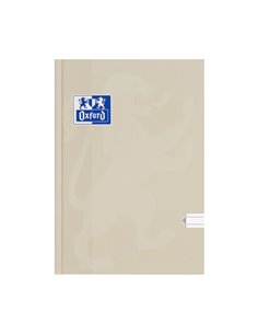 Caiet A5 Oxford Touch Pastel, 96 file, hartie optik 90 g/mp, Dictando, Bej