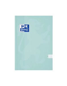 Caiet A5 Oxford Touch Pastel, 96 file, hartie optik 90 g/mp, Matematica, Albastru