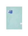 Caiet A5 Oxford Touch Pastel, 96 file, hartie optik 90 g/mp, Matematica, Albastru