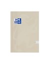 Caiet A5 Oxford Touch Pastel, 96 file, hartie optik 90 g/mp, Matematica, Bej