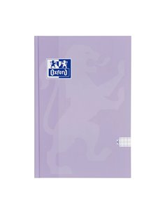 Caiet A5 Oxford Touch Pastel, 96 file, hartie optik 90 g/mp, Matematica, Mov
