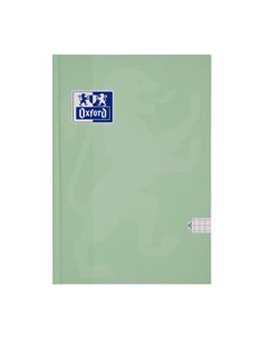 Caiet A5 Oxford Touch Pastel, 96 file, hartie optik 90 g/mp, Matematica, Verde