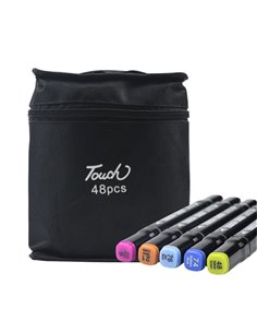 Markere cu 2 capete Touch Ubool, 48 culori