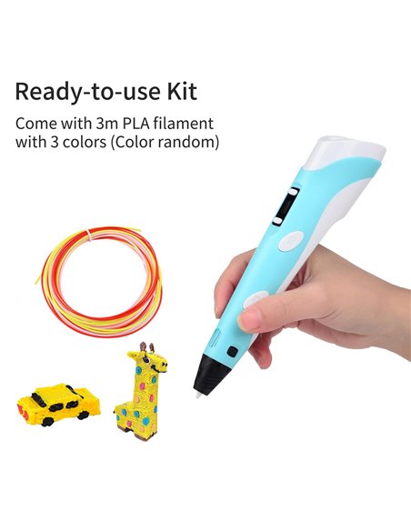 Creion 3D cu filament inclus, 1.75 mm, Diverse culori